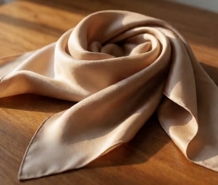Silk Twill Knot Scarf