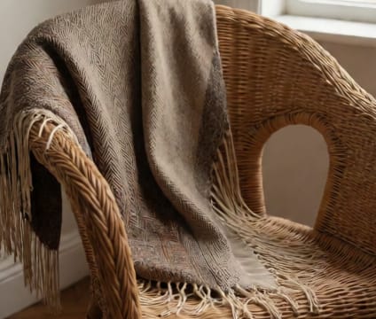 Hand-Knotted Shawl