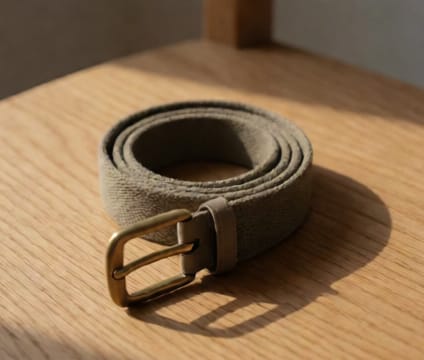 Minimalist Canvas Belt