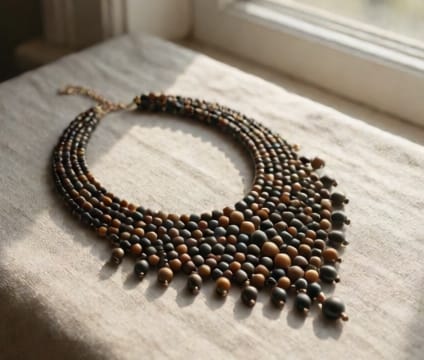 Beaded Statement Necklace